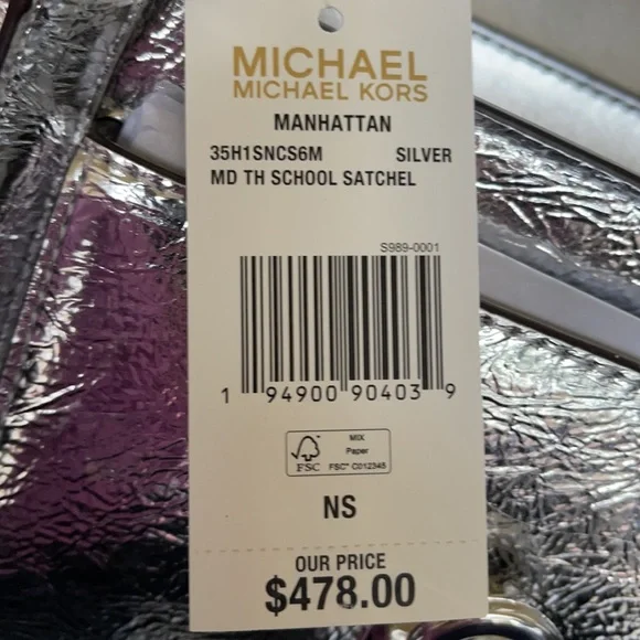 Michael Kors Manhattan Medium School Satchel - Picture 11 of 15